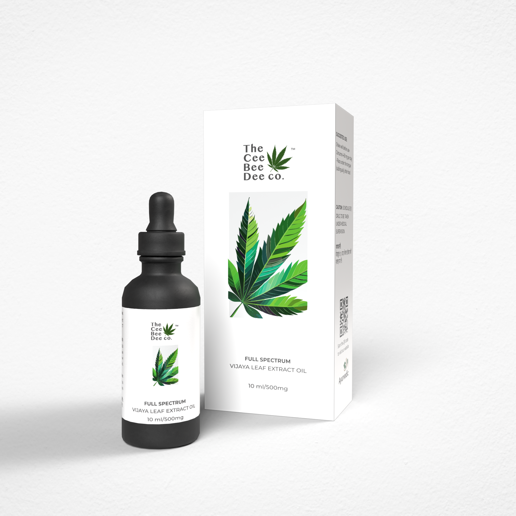 Full Spectrum Vijaya Leaf Extract Oil 500mg/10ml