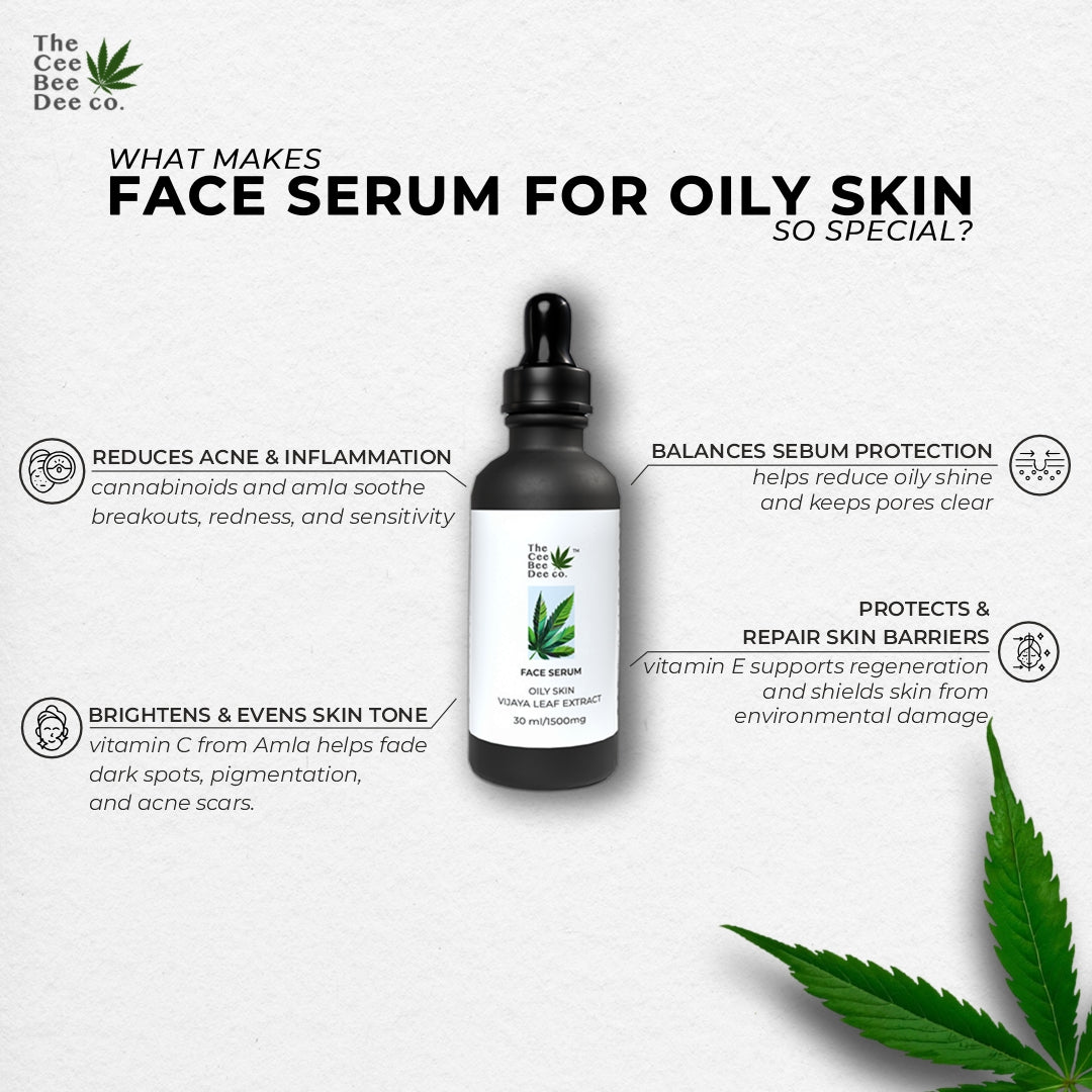 Face Serum for Oily Skin 1500mg/30ml