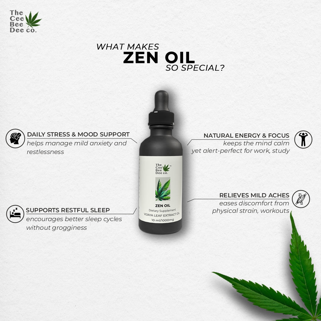 Zen Oil Dietary Supplement 1000mg/10ml